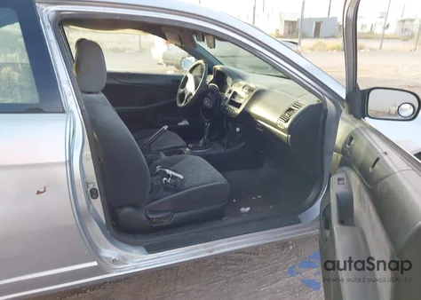 2002 Honda Civic Lx from USA, damaged, VIN 1HGEM21502L047824